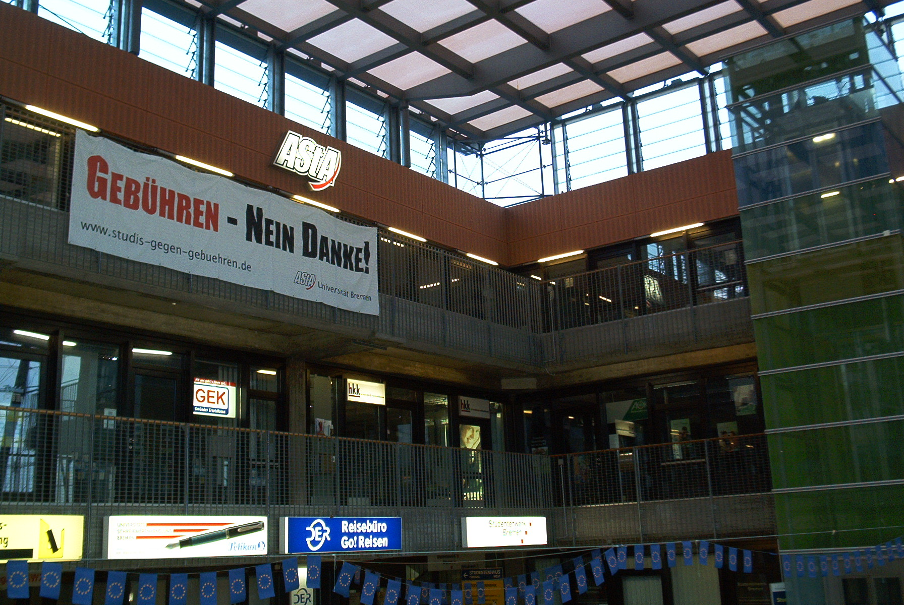 Logo for General Student Committee University of Bremen 2002