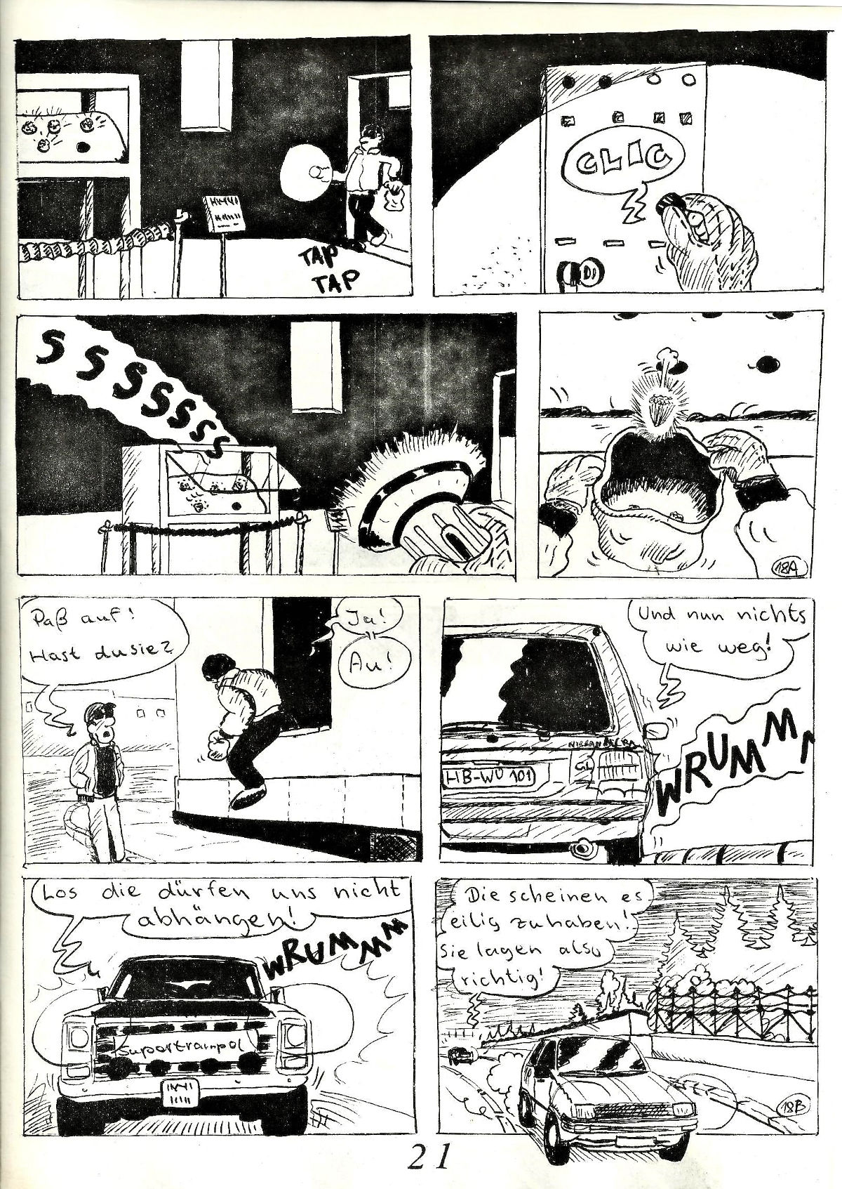 „Henry und der fünfte Diamant“, Comic Published with School Magazine 1985