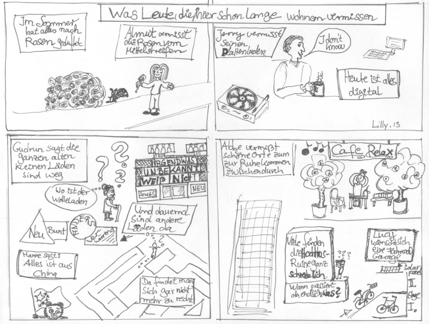 Der Fall Brunnenstraße“, Collaborative Comic and Exhibition 2009