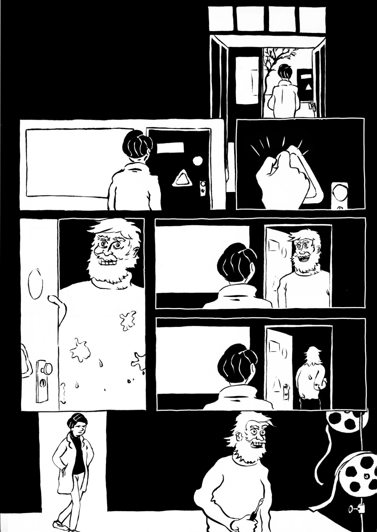 Der Fall Brunnenstraße“, Collaborative Comic and Exhibition 2009